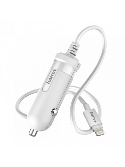 Hama Car Charger Lightning 1A White