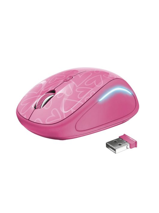 Trust Yvi FX Wireless Mouse Pink