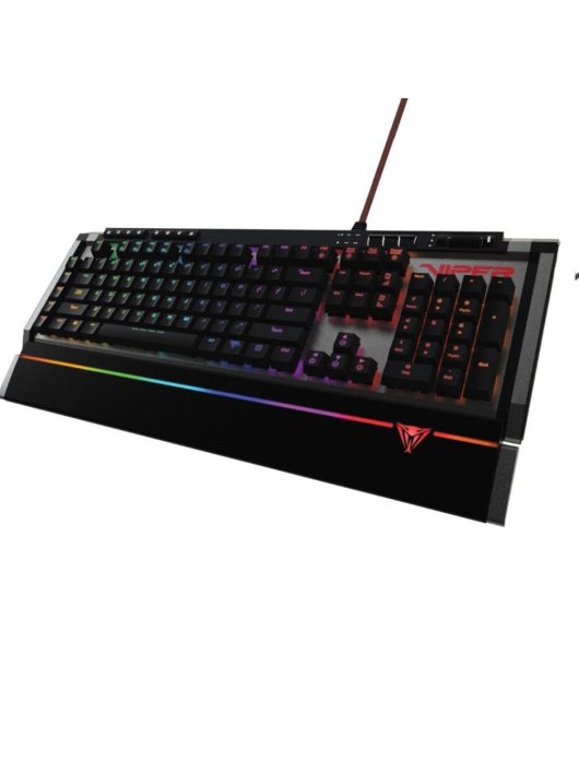 Patriot Viper V770 RGB Mechanical Kailh Reds Switch LED Gamming keyobard Black ENG