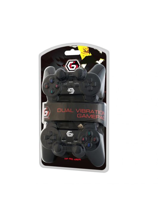 Gembird JPD-UDV2-01 USB Gamepad Black