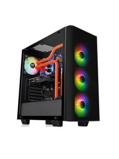 Thermaltake View 21 Tempered Glass RGB Plus Edition Black