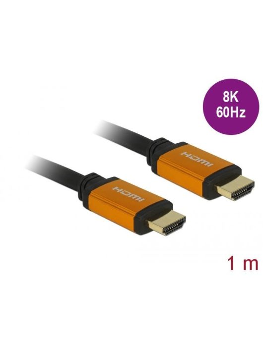 DeLock Ultra High Speed HDMI Cable 48 Gbps 8K 60 Hz 1m