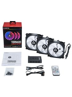 Chieftec Tornado 3x12cm Fan + Controller