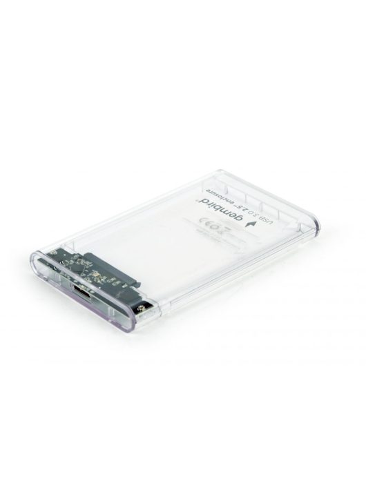 Gembird 2,5" EE2-U3S-5-S USB3.0 Enclosure Transparent