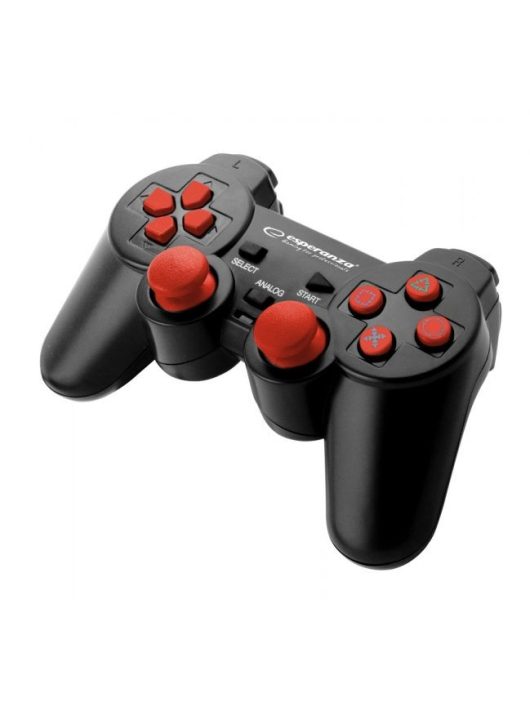 Esperanza Trooper USB gamepad Black/Red PC/PS3