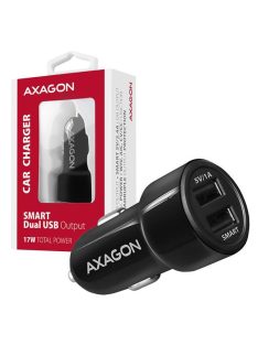 AXAGON PWC-5V5 2.4A + 2.4A Car Charger Black