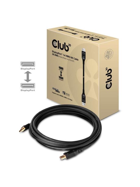 Club3D DisplayPort 1.4 HBR3 8K Cable M/M 5m