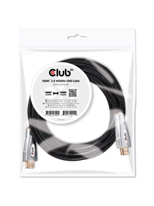 Club3D HDMI 2.0 4K60Hz UHD cable 5m