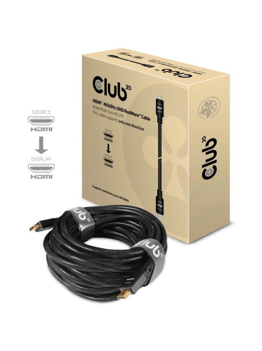 Club3D HDMI 2.0 4K60Hz RedMere cable 15m