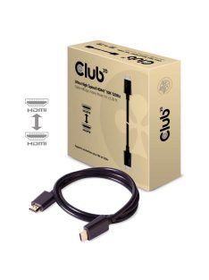   Club3D Ultra High Speed HDMI Cable 10K 120Hz 48Gbps M/M 1m Black