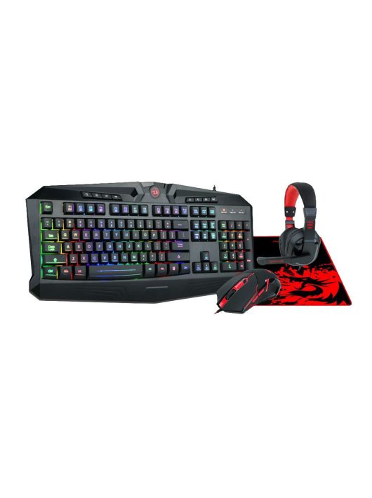 Redragon S101-BA Gaming Combo 4 in 1 Black/Red HU