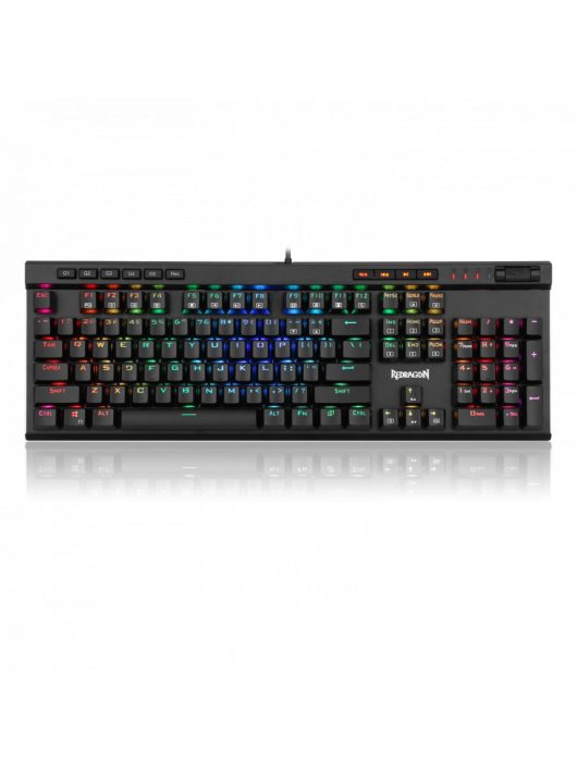 Redragon Vata RGB Mechanical Gaming Keyboard Blue Switches Black HU