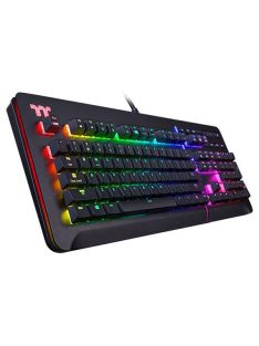   Thermaltake TT eSports Level 20 RGB Titanium Blue Switch Gaming Keyboard Black US