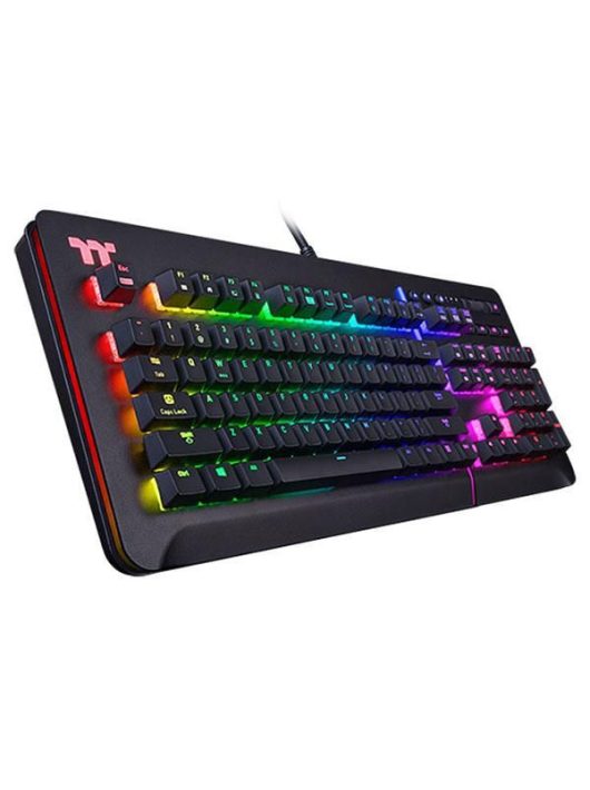 Thermaltake TT eSports Level 20 RGB Titanium Blue Switch Gaming Keyboard Black US