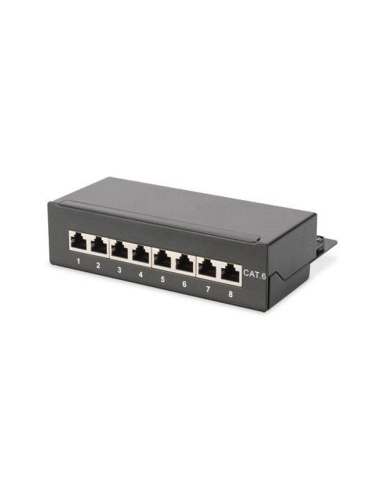 Digitus 8-port Patch Panel 1U Black