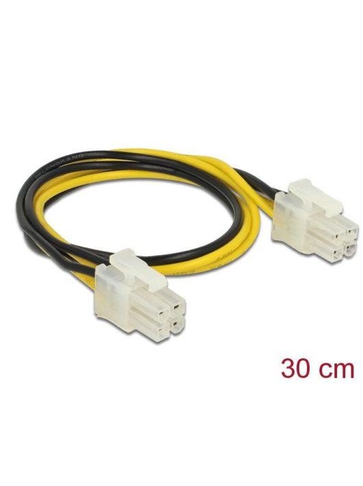 DeLock Power cable P4 male > P4 male 30cm