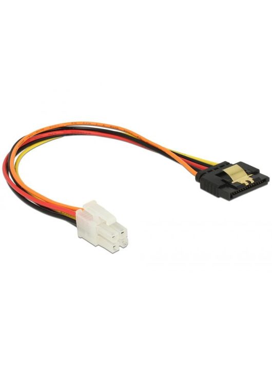 DeLock P4 male > SATA 15 pin receptacle 0,2m