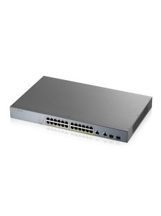   ZyXEL GS1350-26HP 24-port GbE Smart Managed PoE Switch with GbE Uplink