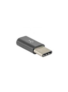 Akyga AK-AD-46 microUSB-USB Type-C Adapter Black