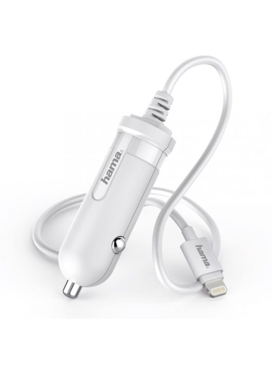 Hama Car charger Lightning (MFI) (iPad, iPhone) 2,4A White