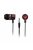 Canyon CEP3R Comfortable earphones headset Black/Red