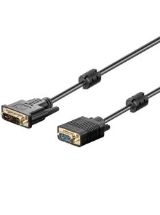   Akyga AK-AV-03 DVI-I (Dual Link) (24+5) / VGA Cable 1,8m Black