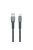 RivaCase Egmont PS6102 GR12 Type-C / USB 2.0 cable 1,2m Grey