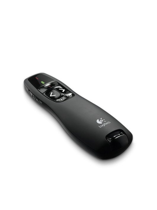 Logitech R400 Laser Presentation Remote Wireless Presenter Red Laser Black