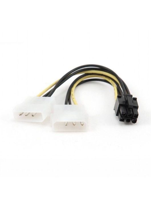 Gembird CC-PSU-6 Internal power adapter cable for PCI-Express 6 pin to Molex x 2 pcs