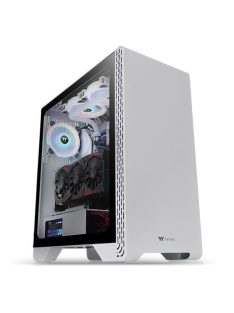 Thermaltake S300 TG Tempered Glass Snow Edition White