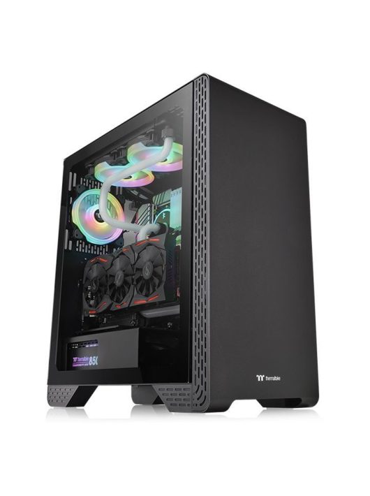 Thermaltake S300 TG Tempered Glass Black