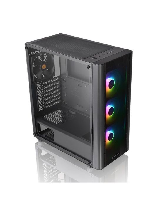 Thermaltake V250 TG ARGB Tempered Glass Black