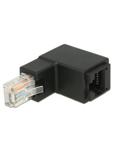   DeLock Adapter RJ45 plug upwards angled > RJ45 jack Cat.6 UTP