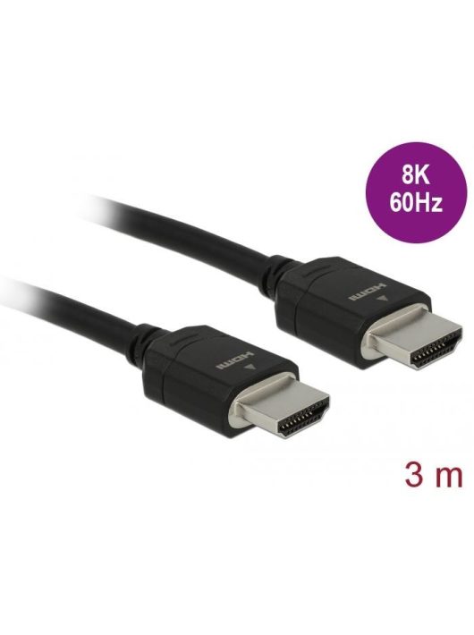 DeLock High Speed HDMI Cable 48 Gbps 8K 60 Hz 3m