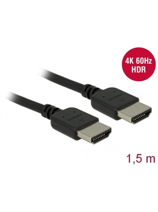 DeLock Premium HDMI Cable 4K 60 Hz 1,5m