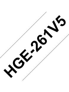   Brother HGe-261V5 P-touch flexibilis szalag (36mm) Black on White