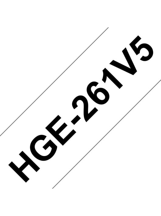 Brother HGe-261V5 P-touch flexibilis szalag (36mm) Black on White