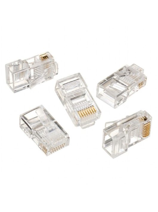 Gembird RJ45/LC-8P8C-001/10 Modular plug 8P8C for solid CAT5 LAN cable UTP 10 pcs per bag