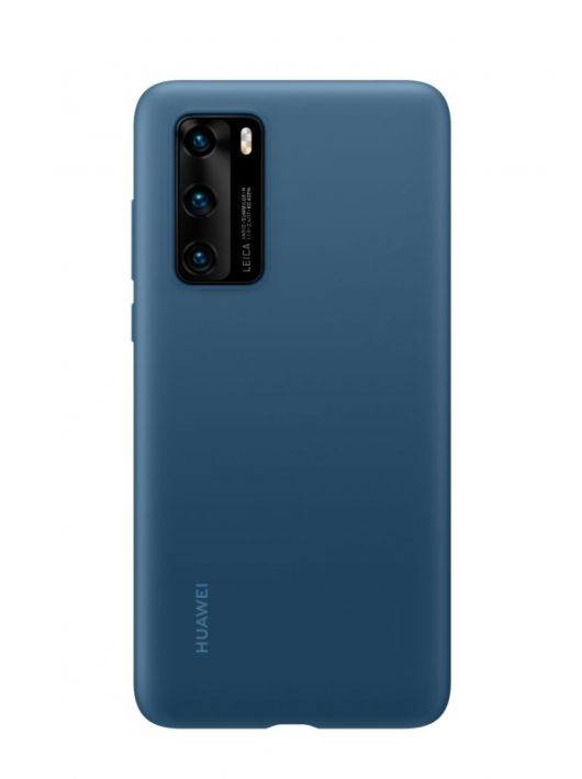 Huawei P40 Silicone case Ink Blue