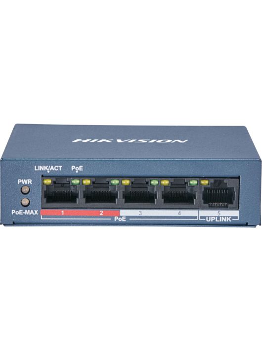 Hikvision DS-3E0105P-E/M 5 port 100Mbps unmanaged Switch PoE