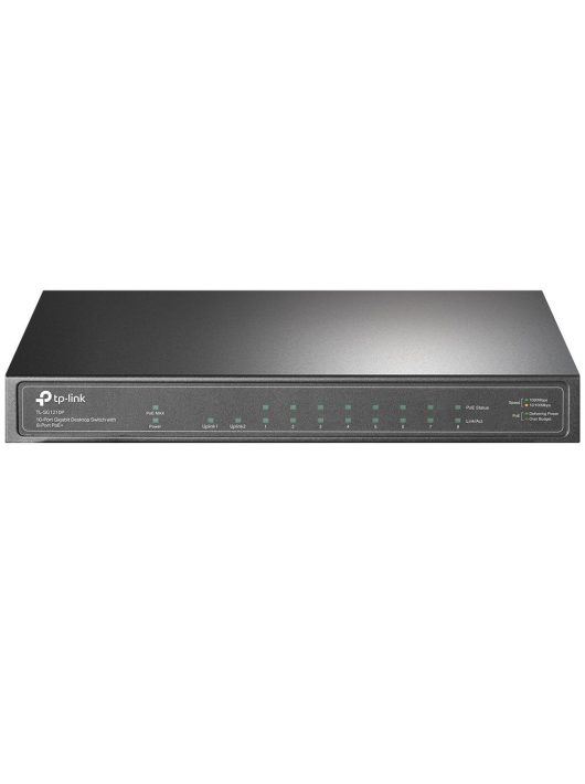 TP-Link TL-SG1210P 10-Port Gigabit Desktop Switch with 8-Port PoE+