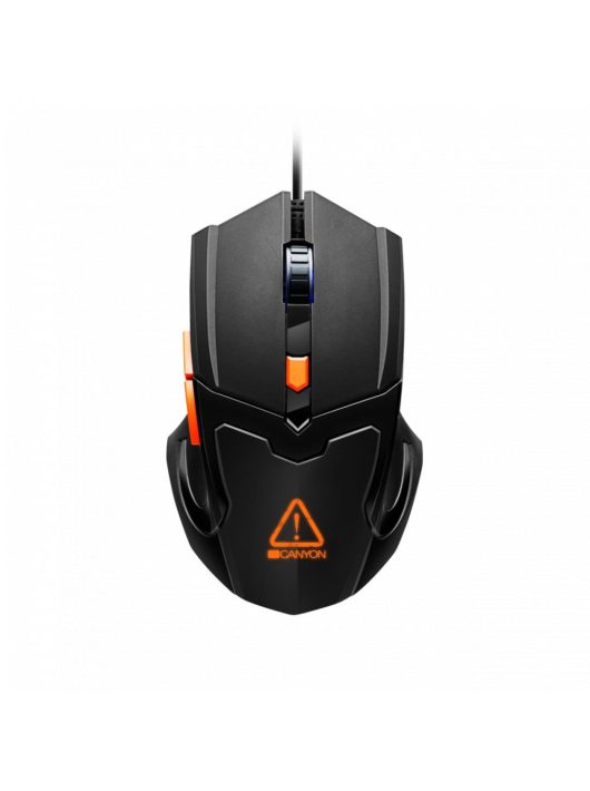 Canyon CND-SGM02RGB Vigil Gaming mouse Black/Orange