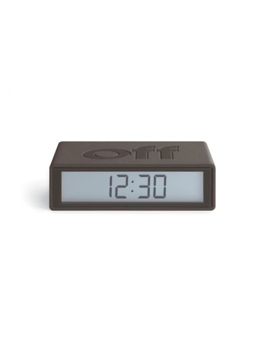 Lexon Flip+ LCD Alarm Clock Black