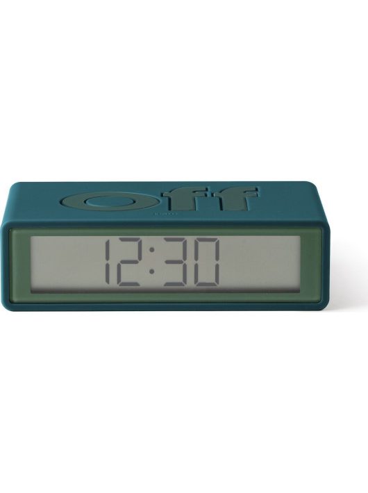 Lexon Flip+ Travel LCD Alarm Clock Duck Blue