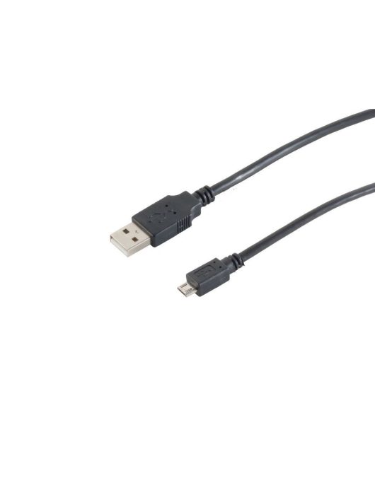 Noname USB A - microUSB cable 0,6m Black