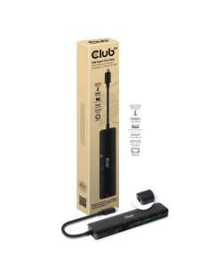   Club3D USB Type-C 3.2 Gen1 7in1 Hub HDMI 4K60Hz SD TF Card slot 2xUSB Type A USB Type C PD RJ45