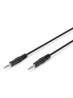 Assmann Audio connection cable, stereo 3.5mm 2,5m Black