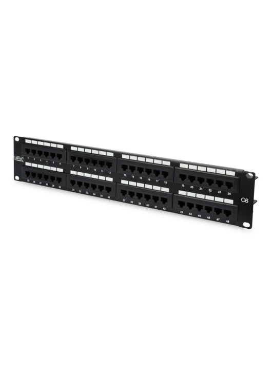 Digitus 48-port Patch Panel 2U Black