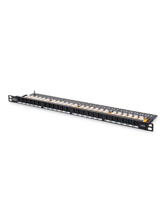 Digitus 24-port Patch Panel 0,5U Black 