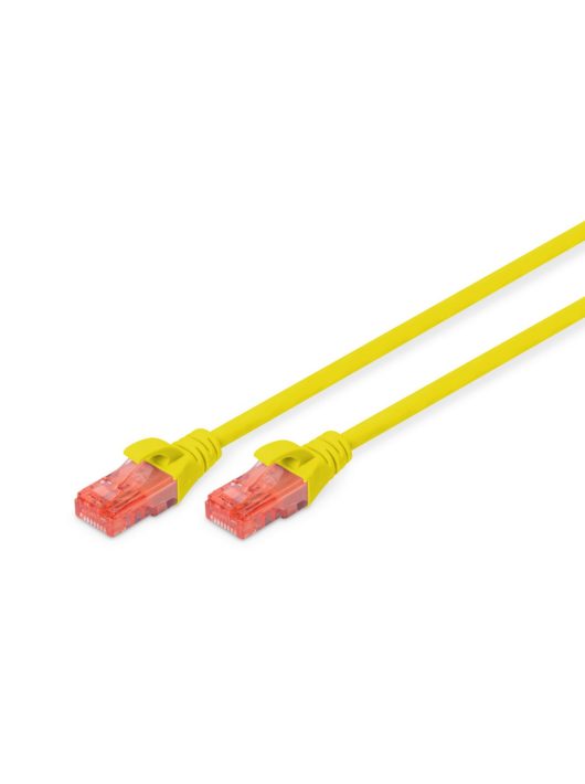 Digitus CAT6 U-UTP Patch Cable 0,25m Yellow